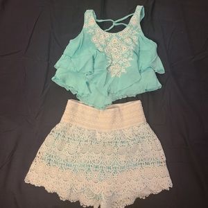 Knitwork two piece sz 7-8